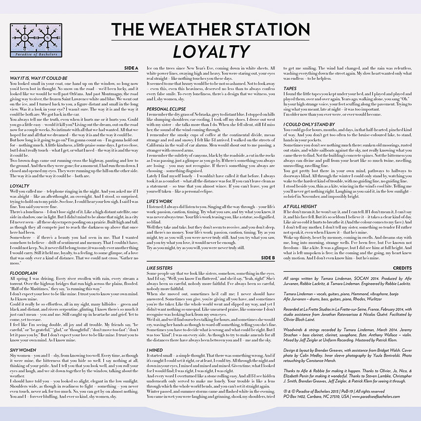 The Weather Station: <em>Loyalty</em> - Image 2