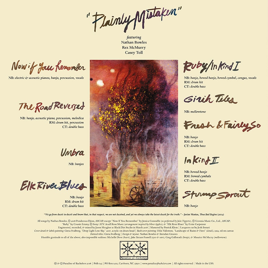 Nathan Bowles: <em>Plainly Mistaken</em> - Image 6