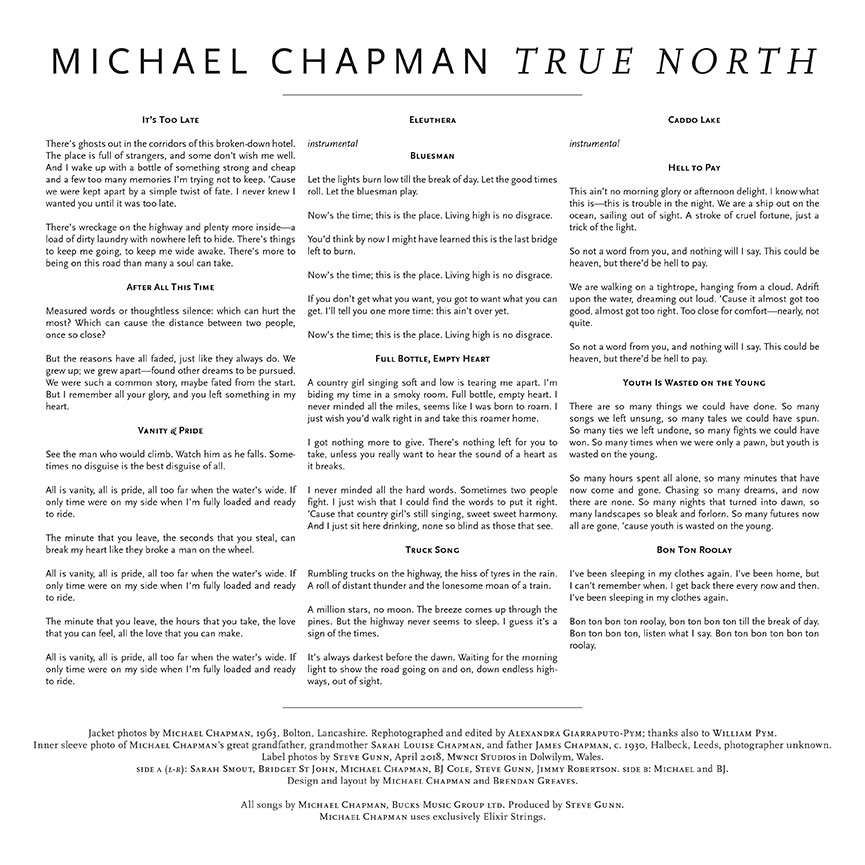 Michael Chapman: <em>True North</em> - Image 3